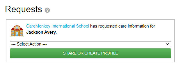 How does a User Share a Profile with an Organisation? (Community ...